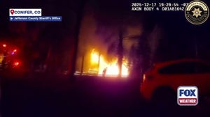 First responders contain Colorado fire amid red flag warning