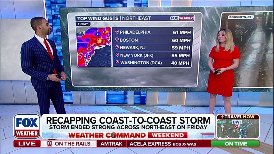 Recapping the Coast-to-coast storm that brought gusty winds, blizzard conditions, fire threat