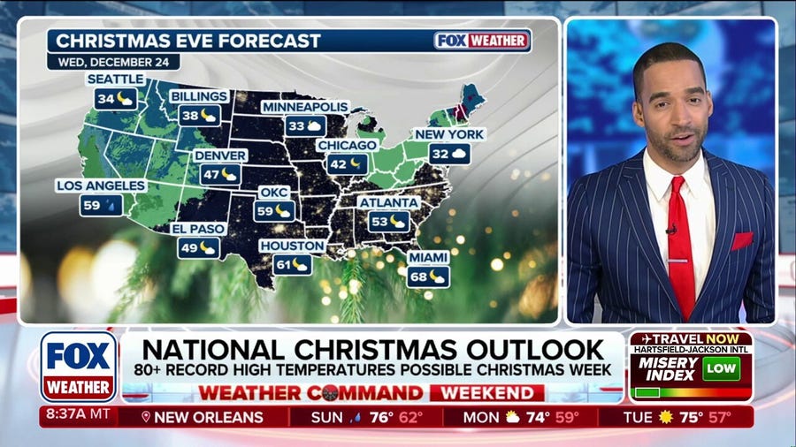 National Christmas outlook: A tad naughty and a touch of nice; How will the big day look in your region?