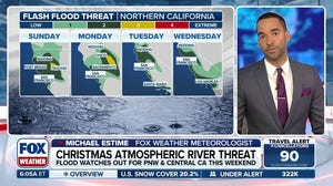 Atmospheric river raises flash-flood concerns across California, threatens holiday travel