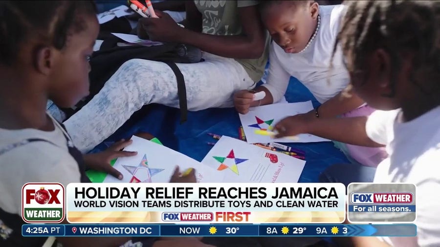 World Vision brings holiday relief to Jamaica after Hurricane Melissa 