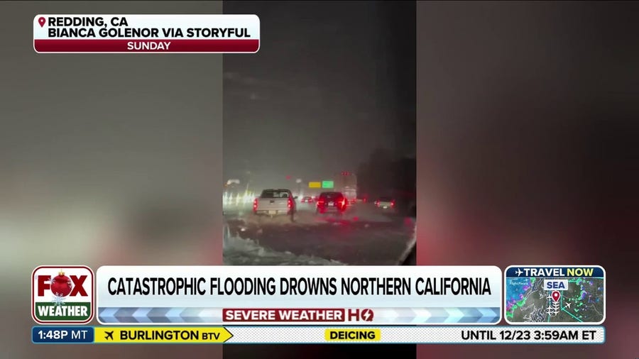 Catastrophic flooding impacts Northern California 