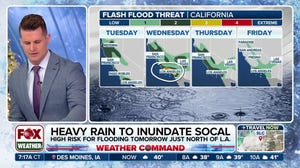 Rare 'High-Risk' flood threat for Los Angeles on Christmas Eve, dangerous mudslides expected