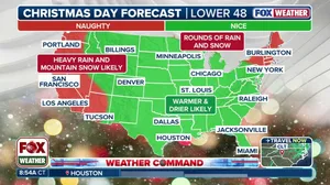 Christmas Forecast: Mostly warm across US, significant California flood threat