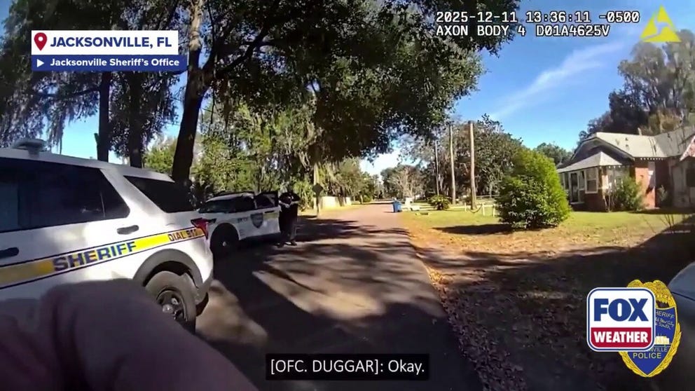 PUPPY WATER RESCUE: A French bulldog was left stranded in Ribault River in Jacksonville, FL, leading police officers and fishermen to work together to perform a miraculous rescue. 