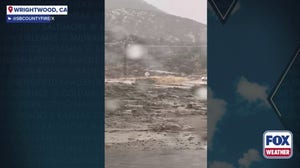 WATCH: Mudslides from powerful Christmas Eve storm triggered evacuations in San Bernardino, CA