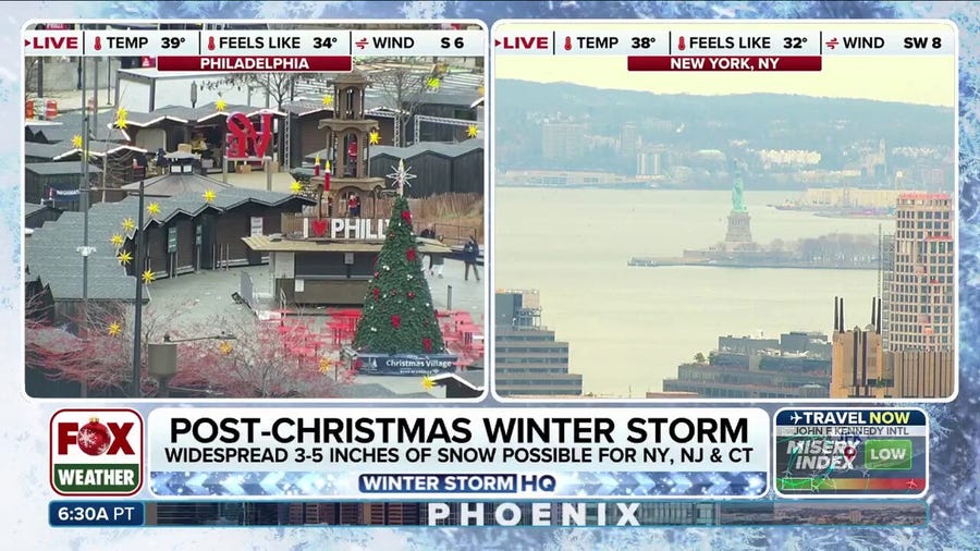 Powerful snow and ice storm is expected to impact the Northeast on Friday