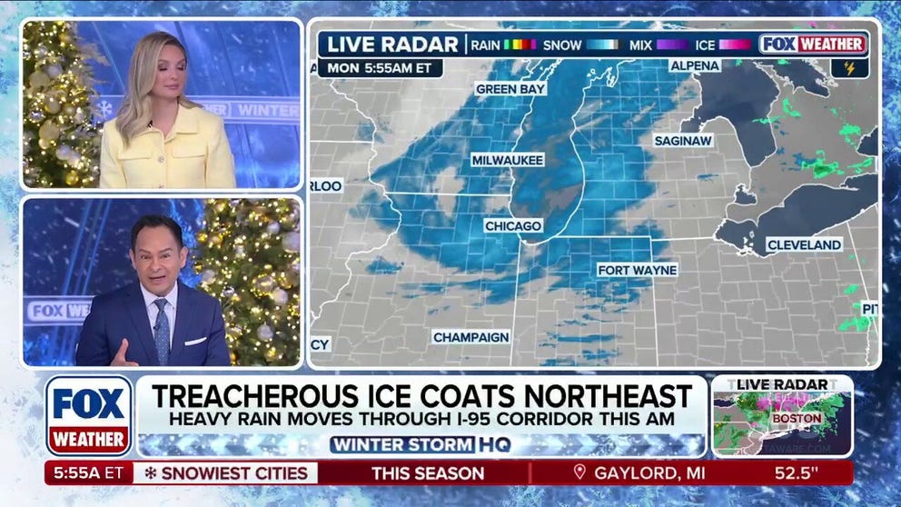 A post-holiday storm will bring heavy rain, snow and hazardous winds across the Northern tier. Blizzard Warnings have been posted for Minnesota and Wisconsin, as 250,000 customers nation wide have already lost power.