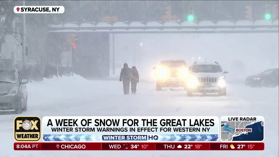 Syracuse buried by more than 1 foot of lake-effect snow