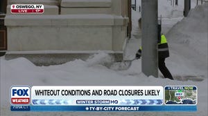 Lake-effect snow bands battering upstate New York