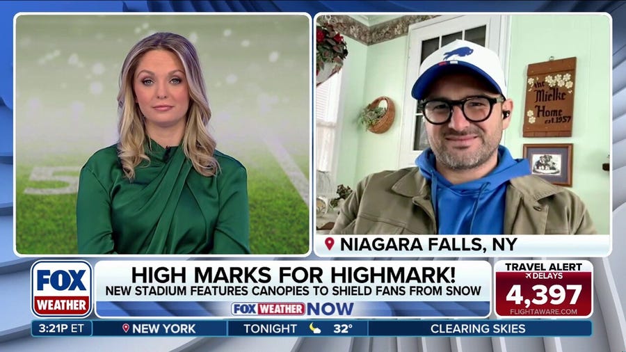 Snow-filled finale for the last ever regular-season game at Highmark Stadium in Buffalo