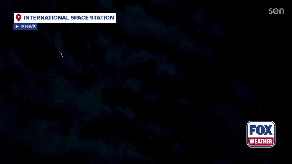 Video from January 3, 2026 on the International Space Station shows a meteor flashing across the sky in a rare sight during the peak of the Quadrantid meteor shower. 