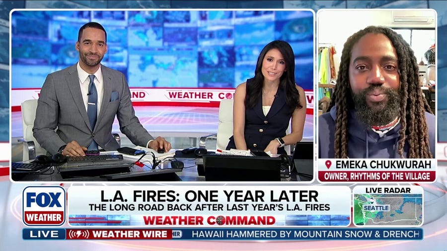 Recovery continues one year after Los Angeles fires destroyed multiple communities and forced thousands to evacuate