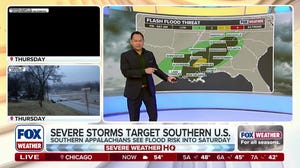 Flash flood threat increases for the South, as major storms bring severe weather risk to millions