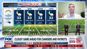 How will weather be a factor in the first round of the NFL playoffs? 