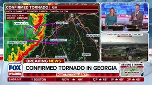 Confirmed tornado reported near Atlanta metro in Georgia