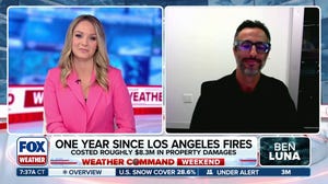 FOX Weather discusses property impacts from last year’s damaging Los Angeles wildfires with Sandro Dazzan, managing partner for The Agency in Malibu