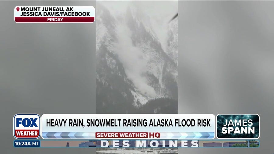 Rounds of heavy rain slam Alaska and prompt avalanche evacuation warnings