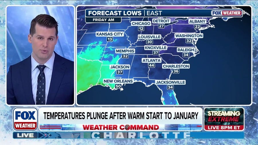 Polar Vortex could bring even deeper arctic cold to U.S., freezing temperatures reach Florida