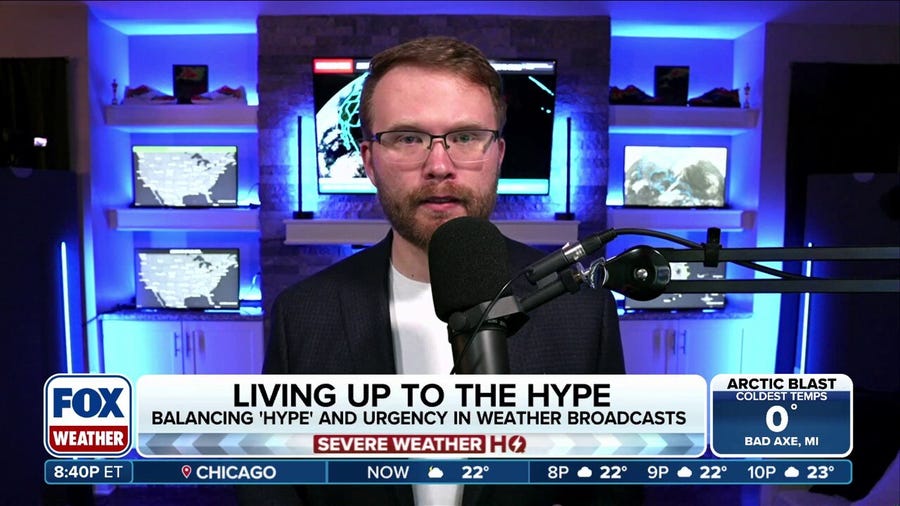 Ryan Hall discusses balancing "hype" and urgency in weather broadcasts
