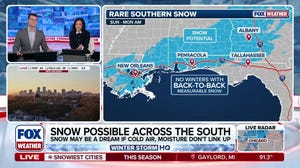 Chance for snow across parts of Florida, Georgia, Carolinas this weekend
