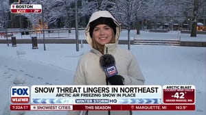 Sunday snow brings winter wonderland to Boston ahead of next polar plunge