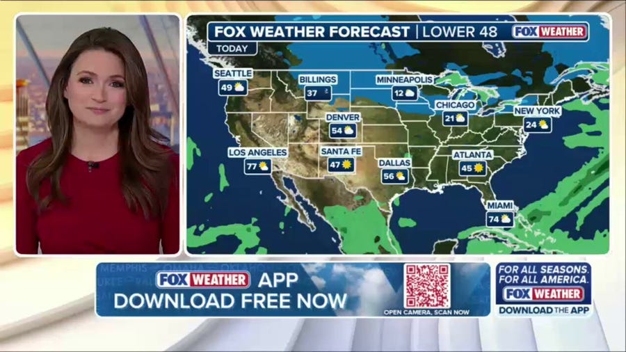 Weather in America: January 20, 2026
