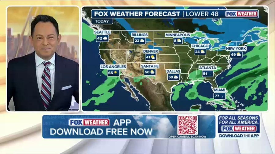 Weather in America: January 22, 2026
