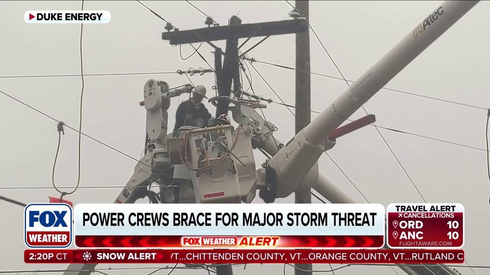 Power crews brace for major winter storm threat | Latest Weather Clips ...