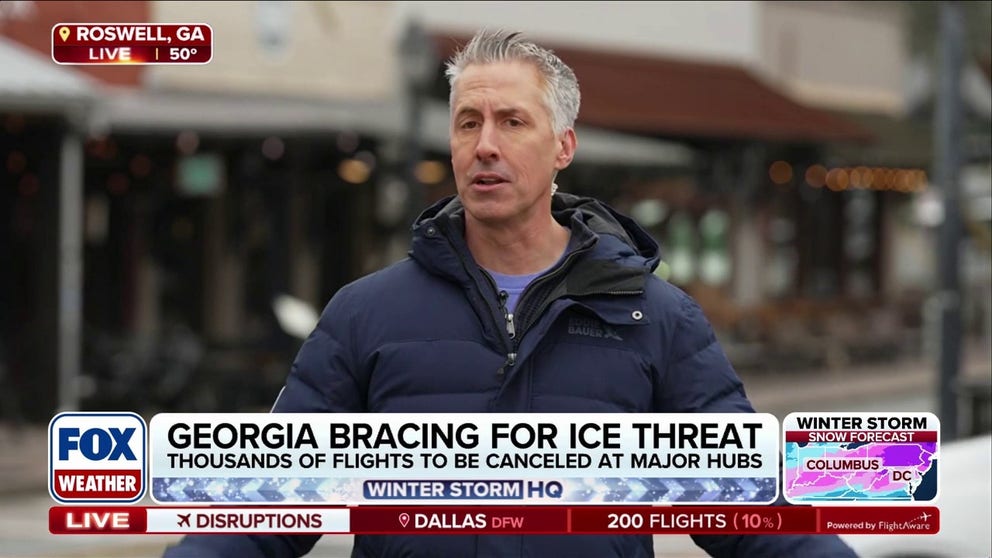 Georgia braces for severe ice threat ahead of massive storm | Latest ...