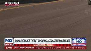 FOX Weather joined by a special guest while on the ground in Oxford, MS