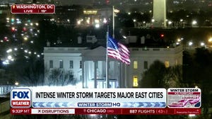 Winter weather arrives in Washington D.C. as major winter storm treks east