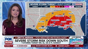 Severe storm increases risk for tornadoes in the Deep South