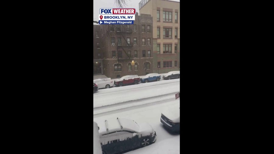 Historic winter storm dumps several inches of snow on Brooklyn