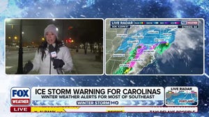 Ice storm warning in effect for the Carolinas 