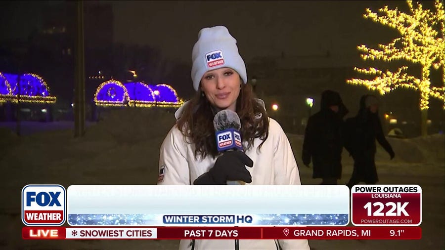 Massive storm dumps over foot of snow in Boston 