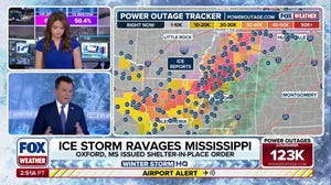 Mississippi paralyzed with ice, promoting massive power outages