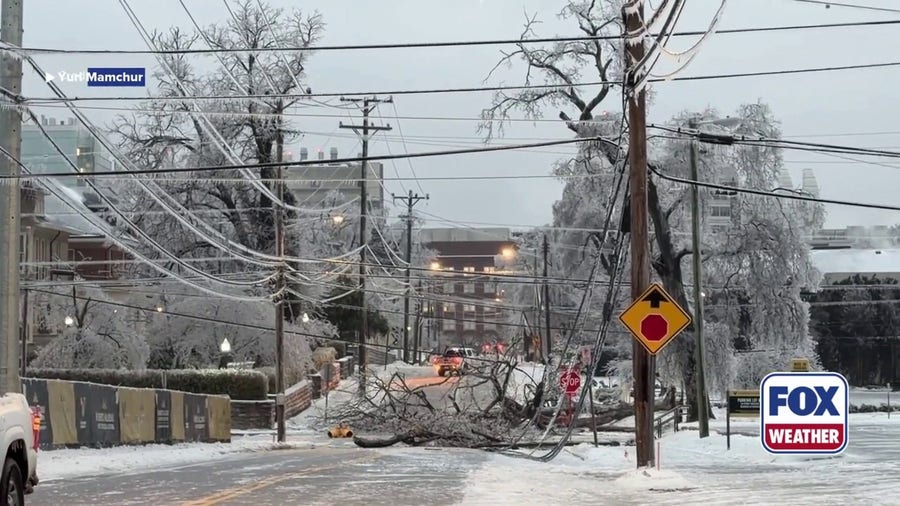 Nashville area ravaged by devastating ice storm as thousands remain without power