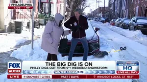 Powerful storm smothers Philadelphia in over 9 inches of snow