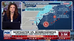 Weekend nor'easter to bomb out off the East Coast