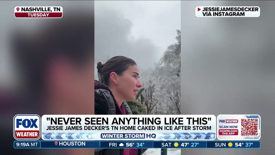 Country singer and songwriter Jessie James Decker joins FOX Weather