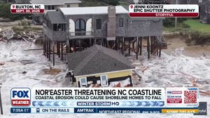 Nor'easter threatening North Carolina coastline with snow