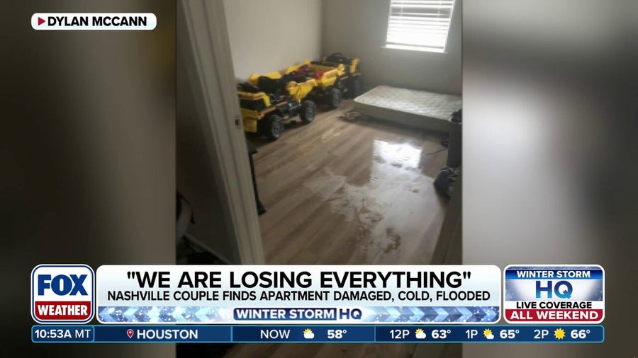 Nashville family loses everything when ice storm floods home