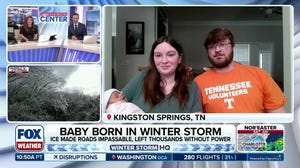 Mother goes into labor amid historic ice storm in Tennessee
