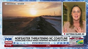Powerful nor'easter threatens North Carolina coastal homes 