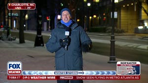 Nor'easter delivering snow to Southeast, Carolinas