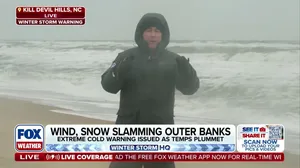Wind, snow slamming North Carolina's Outer Banks as powerful nor'easter strengthens