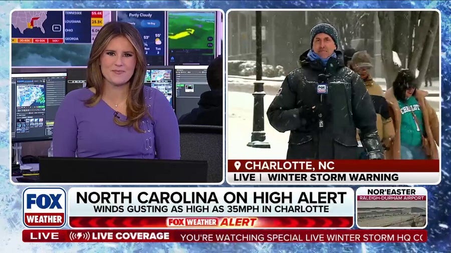 North Carolina facing powerful nor'easter