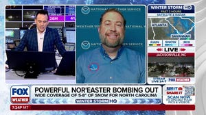 Powerful Nor'easter slams the Carolinas