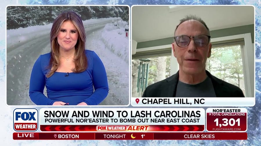 Powerful Nor’easter Bombards the Carolinas